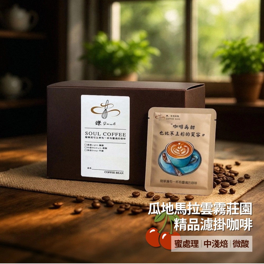 【鑠咖啡・SOUL】哥斯大黎加三奇蹟｜中淺焙 精品濾掛咖啡